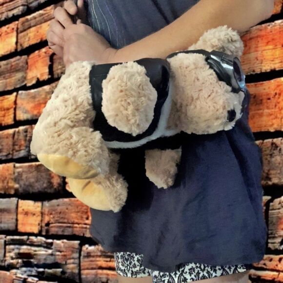 Dolls Kill Convertible Pilot Teddy Bear Plushie Bag Purse - Picture 8 of 8